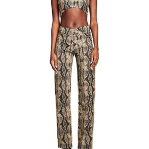 I AM GIA Capricorn Pant Size S (Nude SnakeSkin)